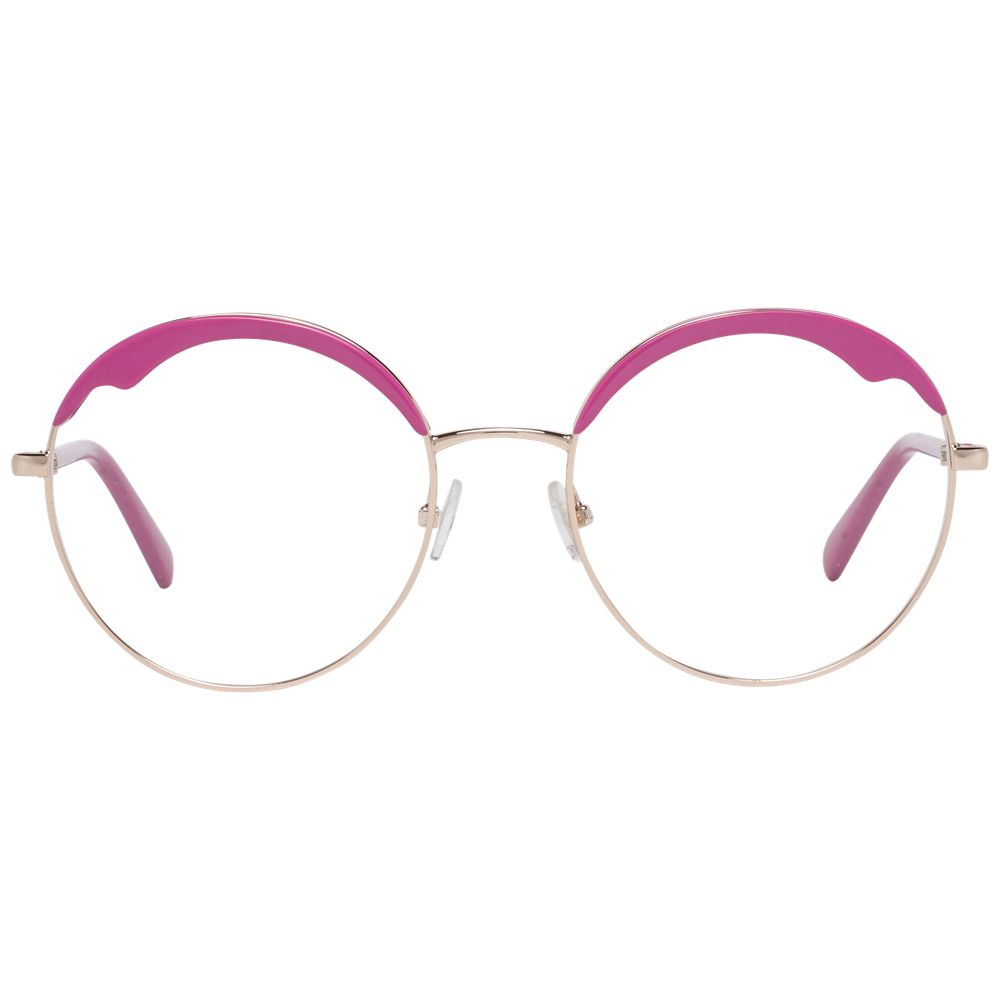 Montures optiques pour femmes en or rose Emilio Pucci