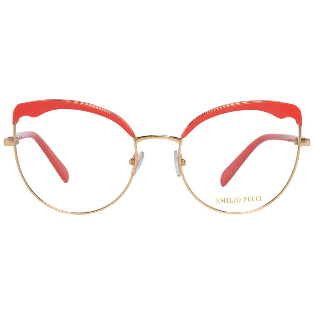 Montures de lunettes pour femmes orange Emilio Pucci