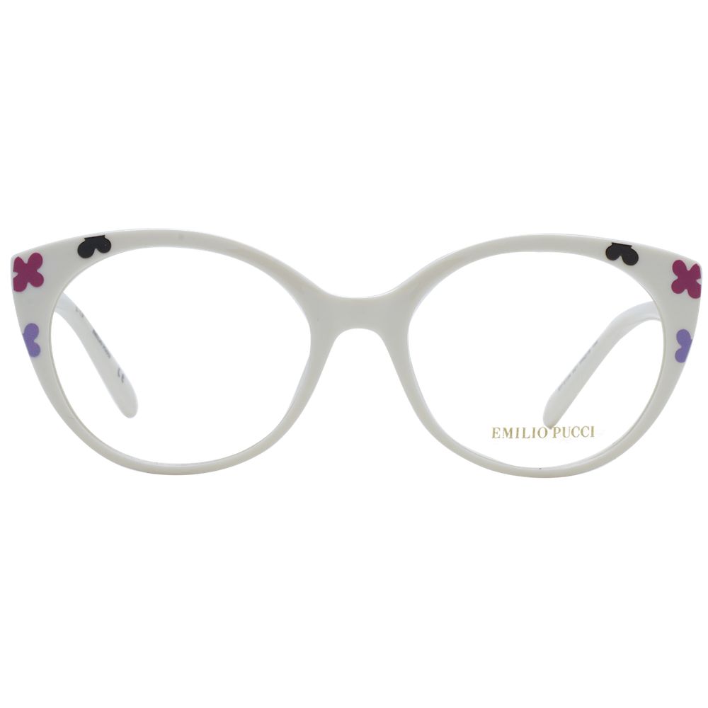 Montures optiques pour femmes blanches Emilio Pucci