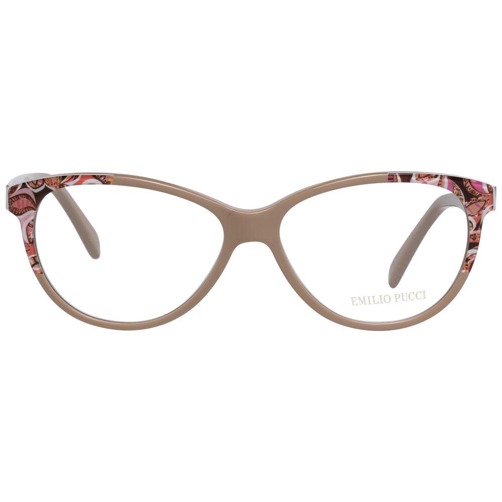 Montures de lunettes pour femmes beiges Emilio Pucci