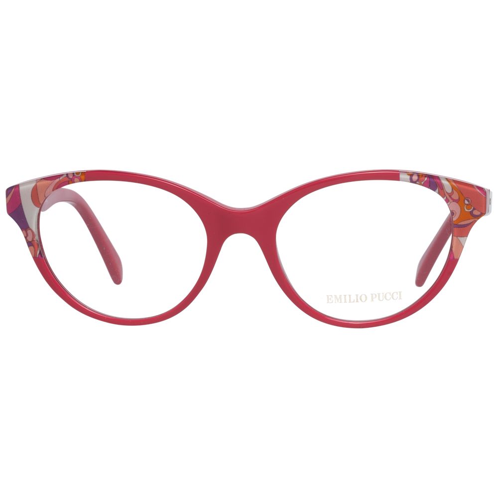 Montures optiques pour femmes rouges Emilio Pucci