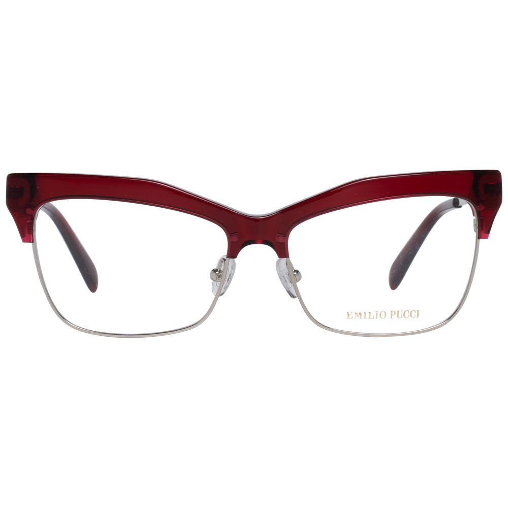 Montures optiques pour femmes rouges Emilio Pucci