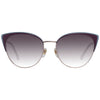 Lunettes de soleil Carolina Herrera pour femmes en or rose