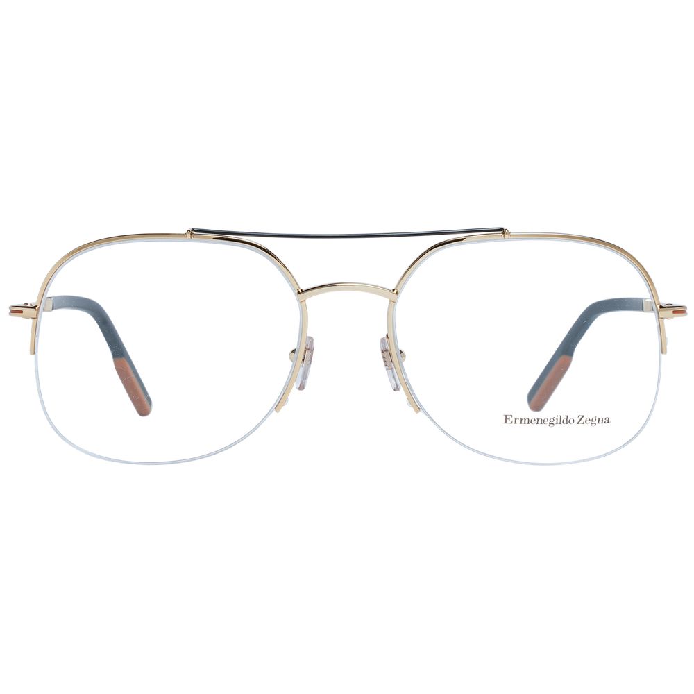 Ermenegildo Zegna Gold Men Optical Frames