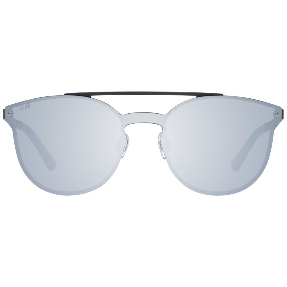 Schwarze Unisex-Sonnenbrille „Web“