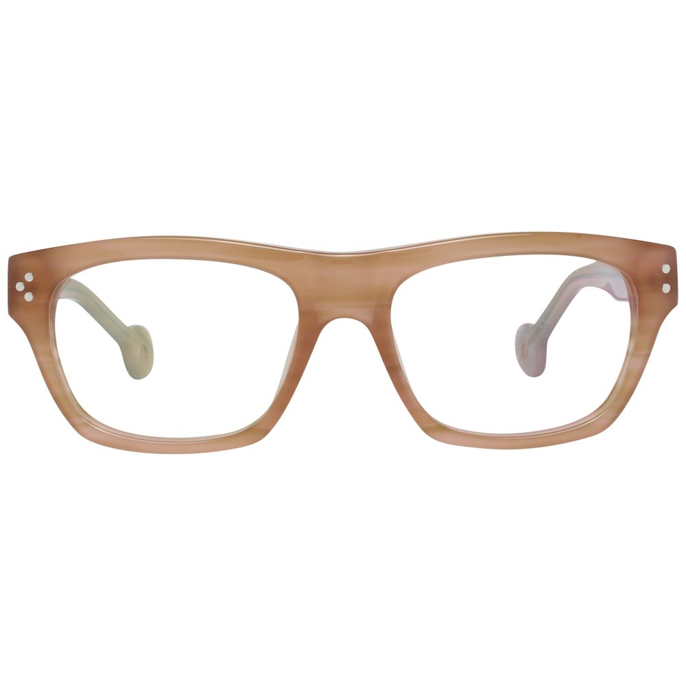 Hally & Son Brown Unisex Optical Frames