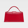 Sac à bandoulière MINI en cuir rouge Jacquemus