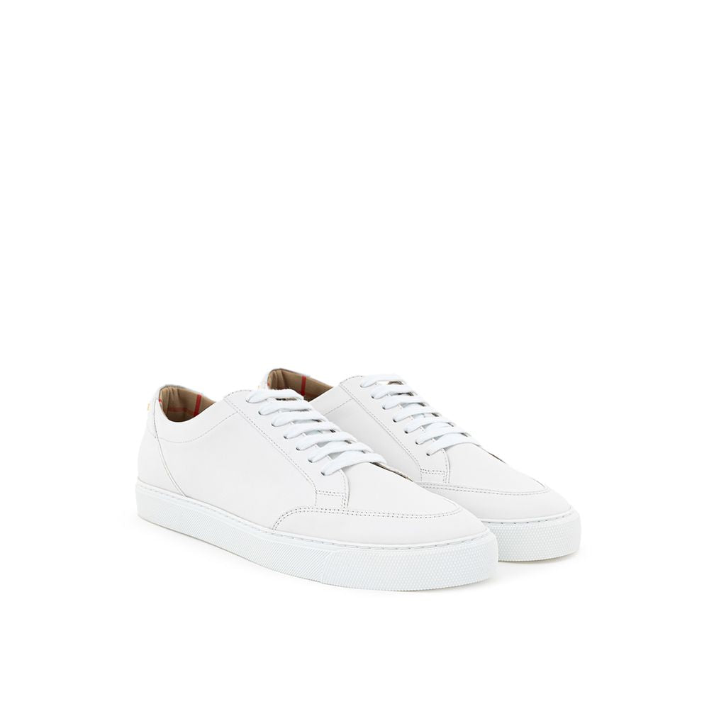 Baskets Burberry en cuir blanc