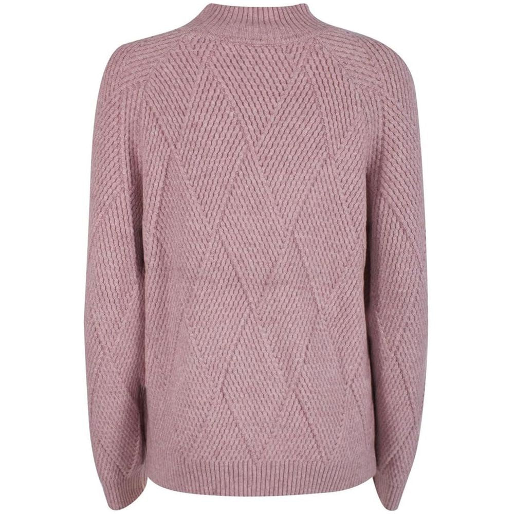 Yes Zee – Rosa Pullover aus Acryl