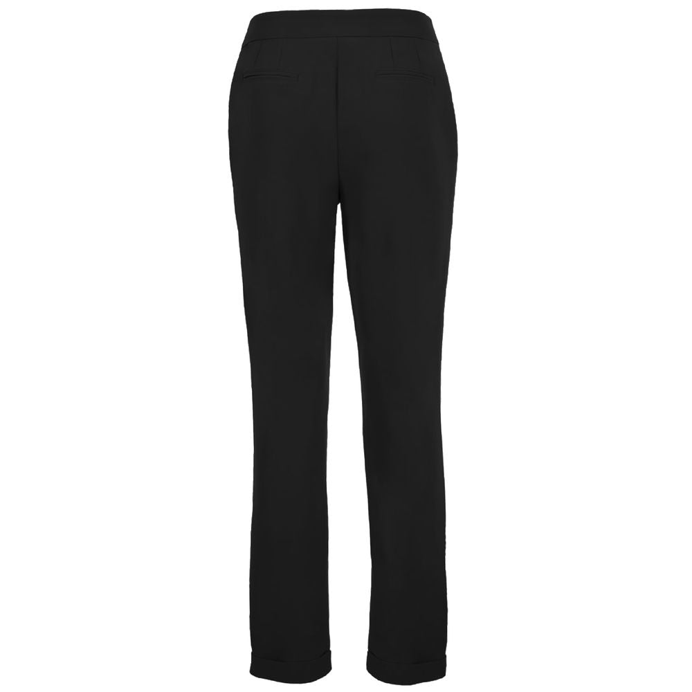 Jean et pantalon en polyester noir Yes Zee