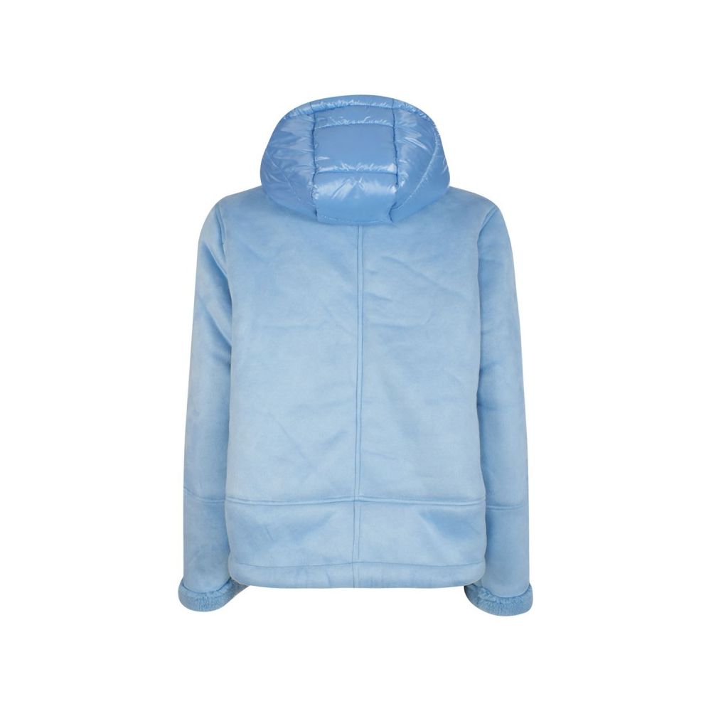 Yes Zee Hellblaue Nylon Damenjacke