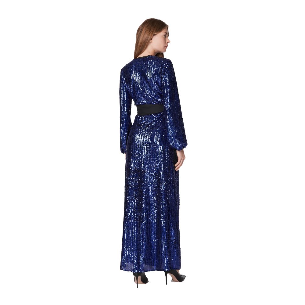 Robe en polyester bleu PINKO