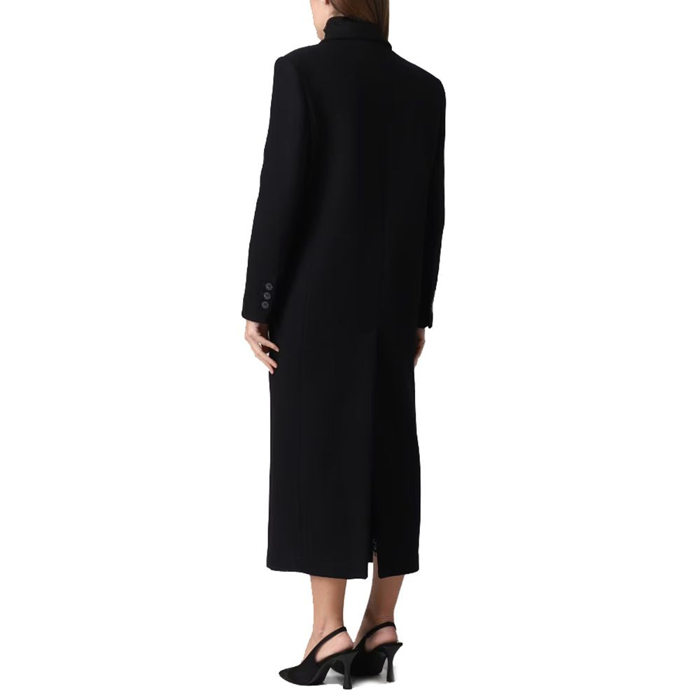 PINKO Black Wool Jackets & Coat