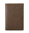 Billionaire Italian Couture Elegant Leather Men's Wallet in Brown