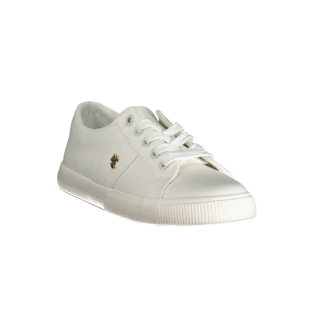 Baskets en coton blanc Ralph Lauren