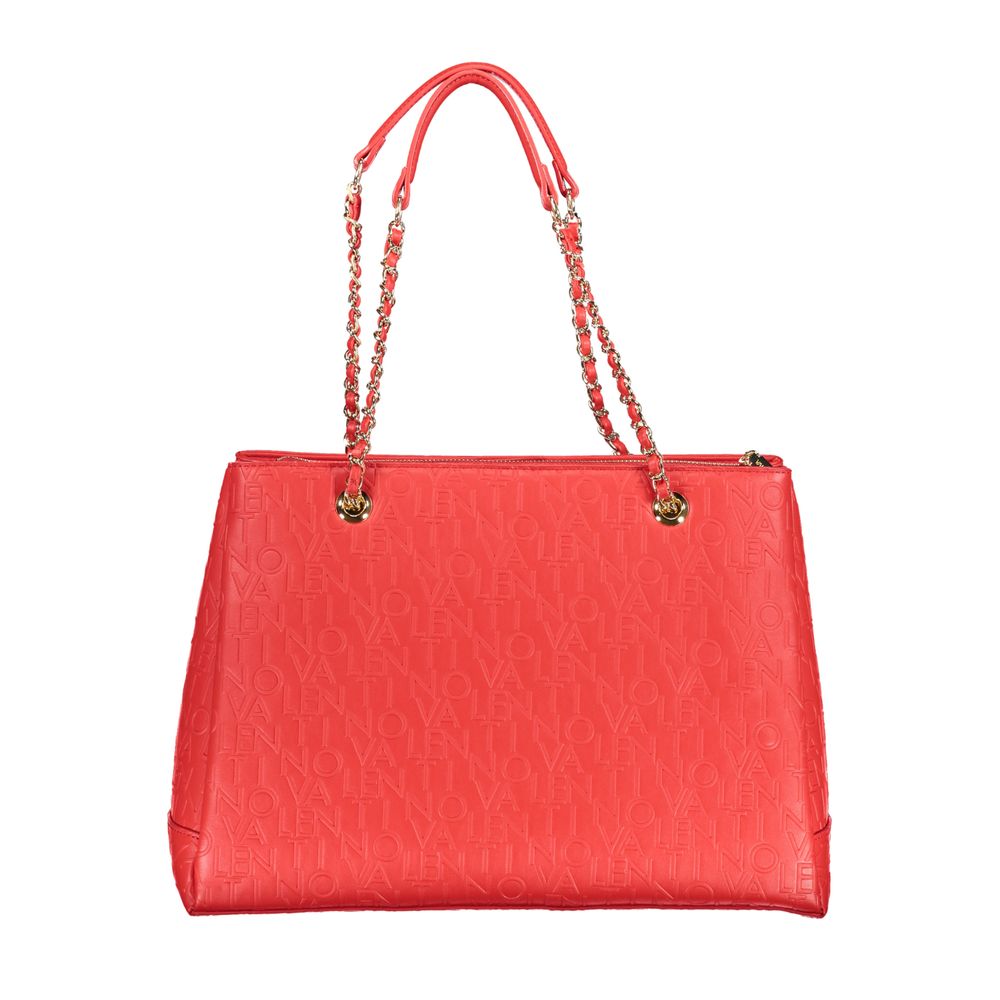 Valentino Bags Red Polyethylene Handbag