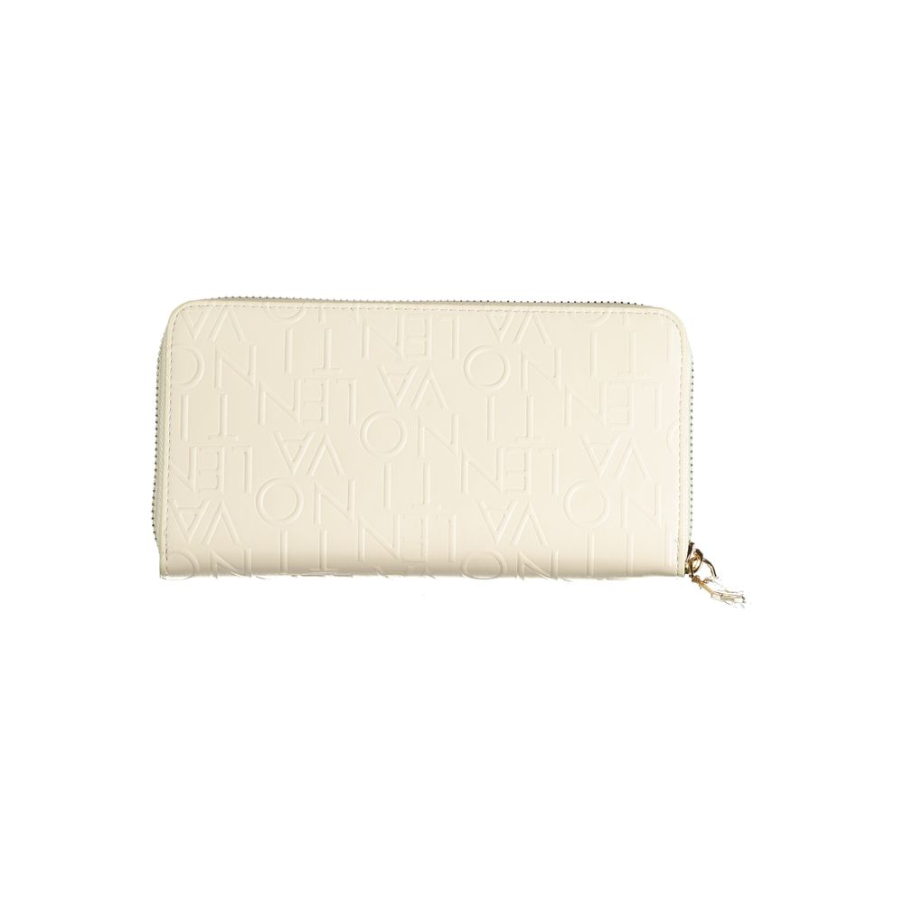 Portefeuille en polyéthylène blanc Valentino Bags