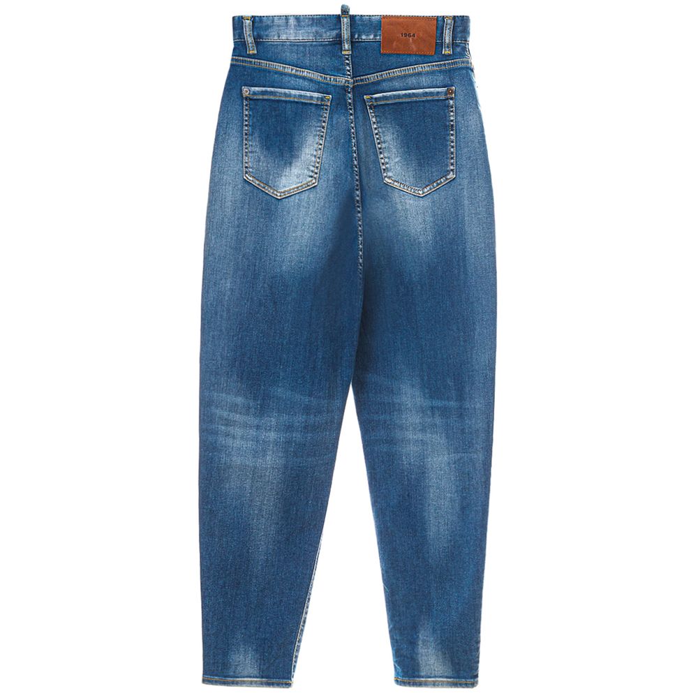 Dsquared² Jeans und Hose aus Baumwolle in Blau