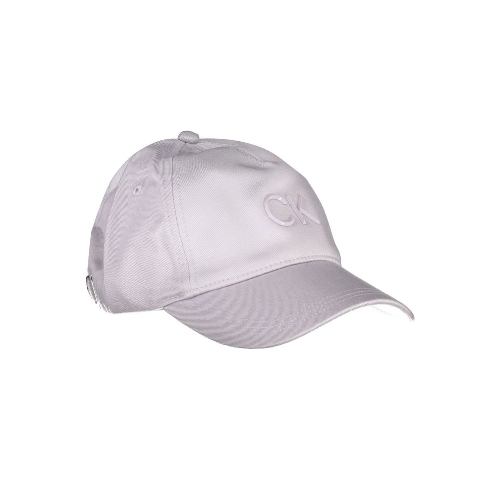 Bonnet en coton violet Calvin Klein