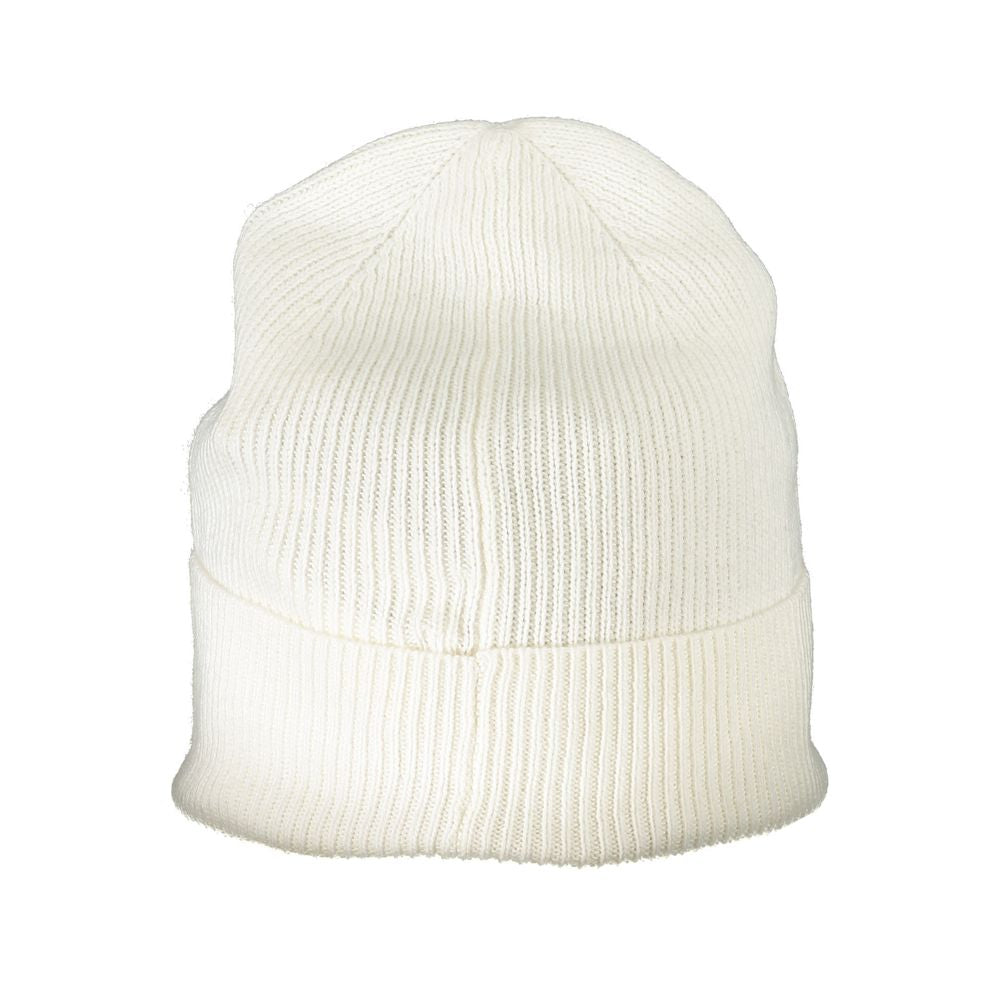 Bonnet en coton blanc Calvin Klein