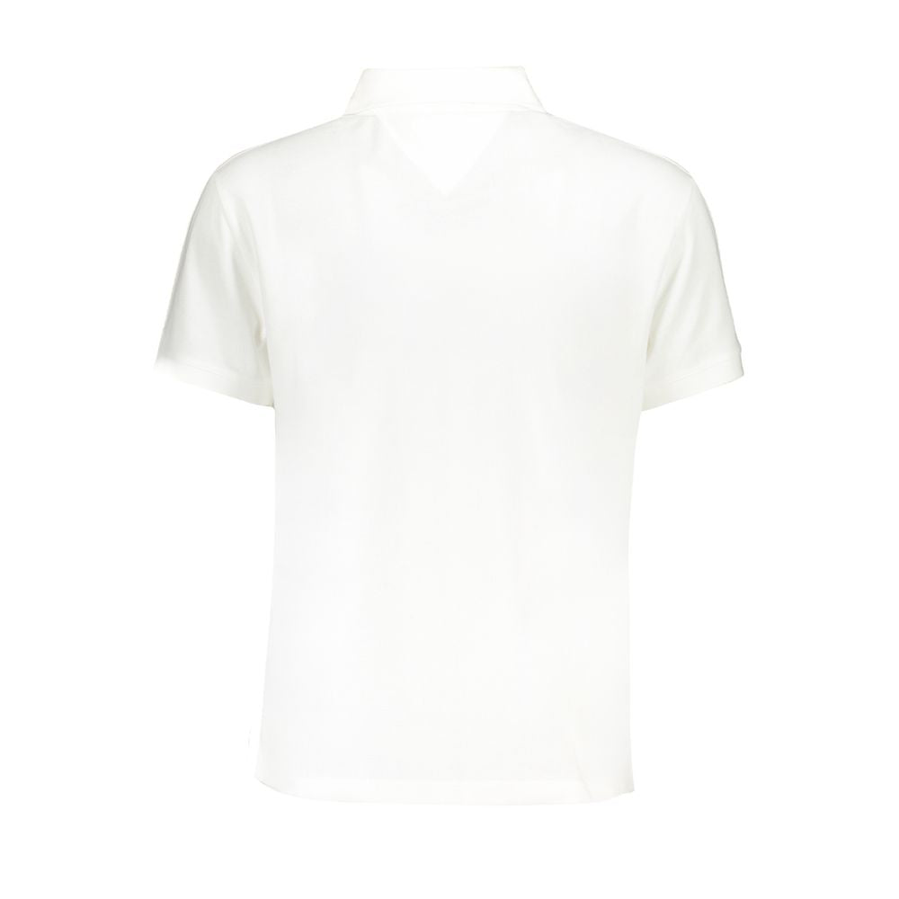 Polo en coton blanc Tommy Hilfiger