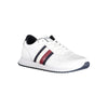 Tommy Hilfiger – Weiße Polyester-Sneaker