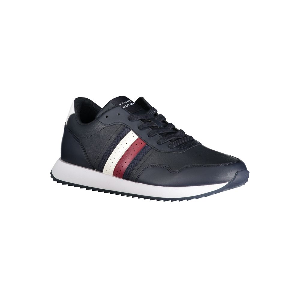 Tommy Hilfiger – Blauer Polyester-Sneaker