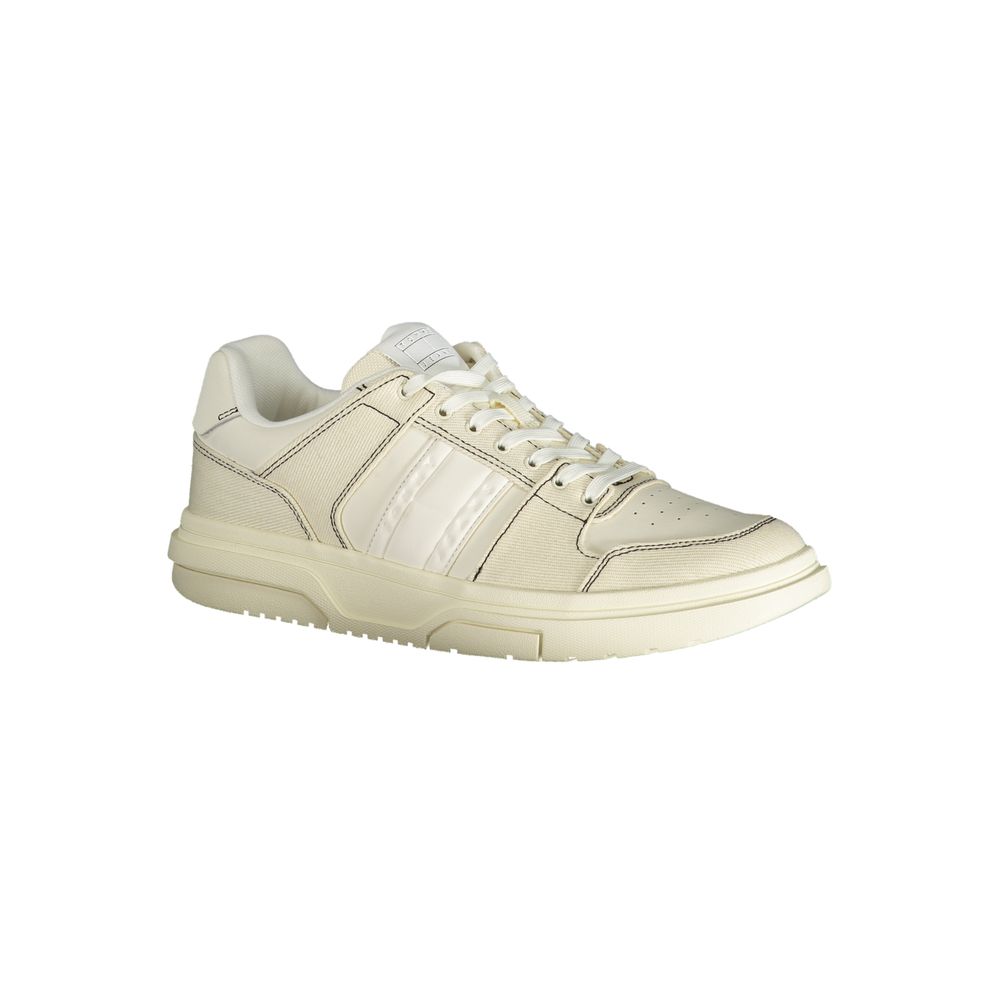 Tommy Hilfiger – Weiße Polyester-Sneaker