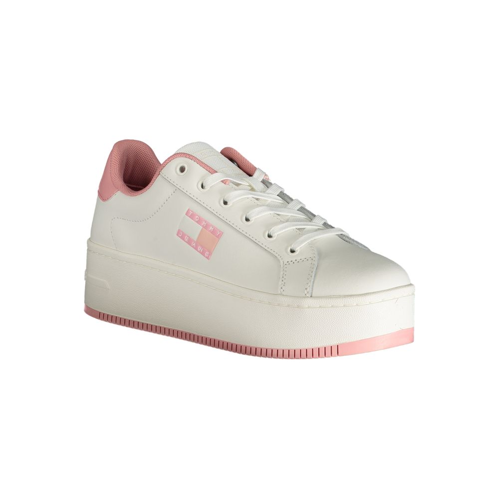 Baskets en polyester rose Tommy Hilfiger