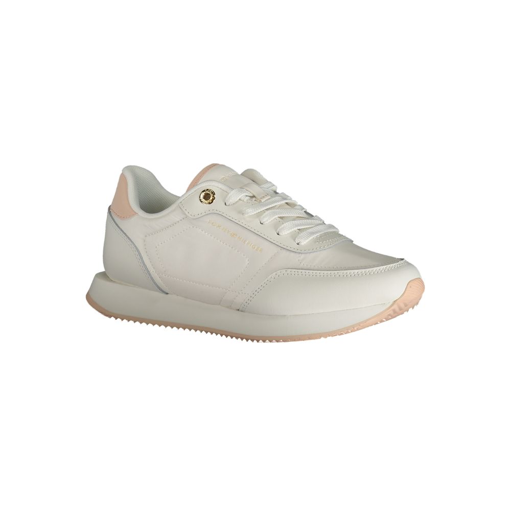 Baskets blanches en polyester Tommy Hilfiger