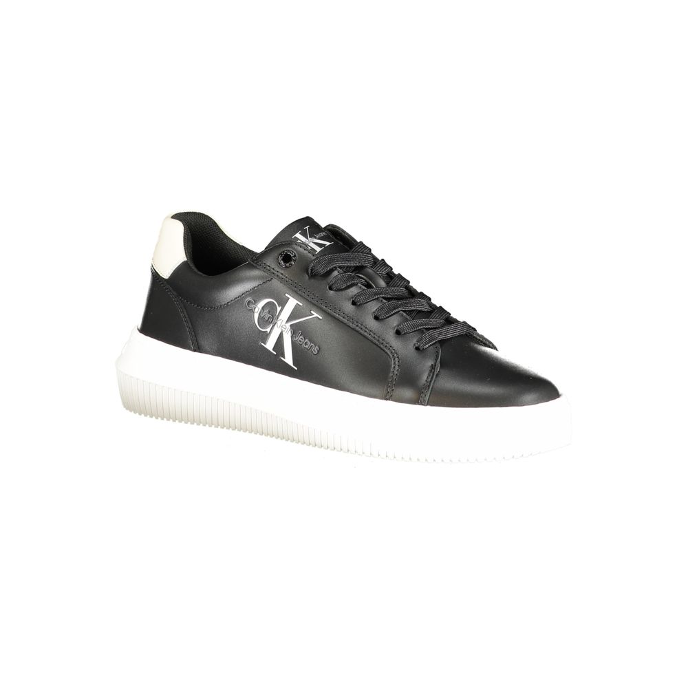 Baskets noires en polyester Calvin Klein