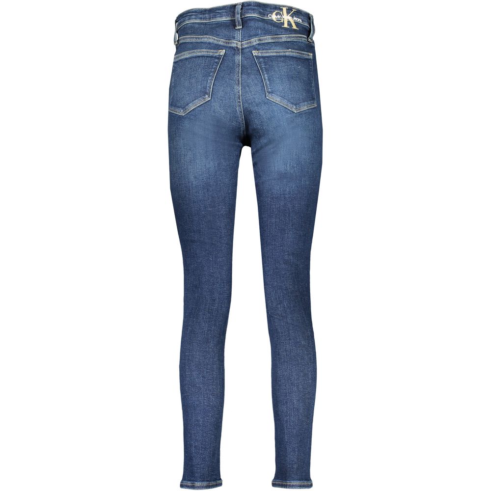 Calvin Klein Jeans & Hose aus Baumwolle, Blau