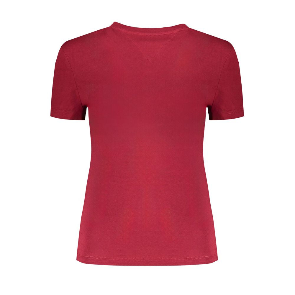 Hauts et t-shirts en coton rouge Tommy Hilfiger