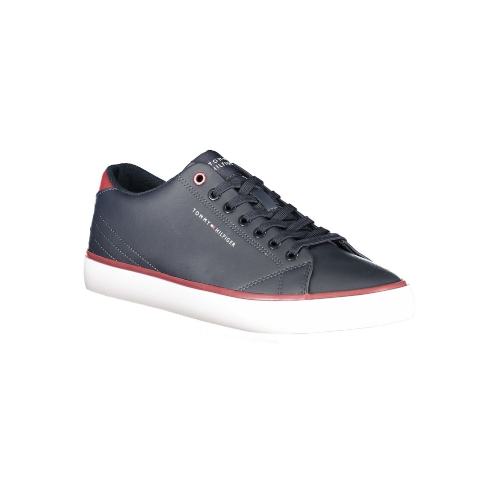 Tommy Hilfiger – Blauer Polyester-Sneaker