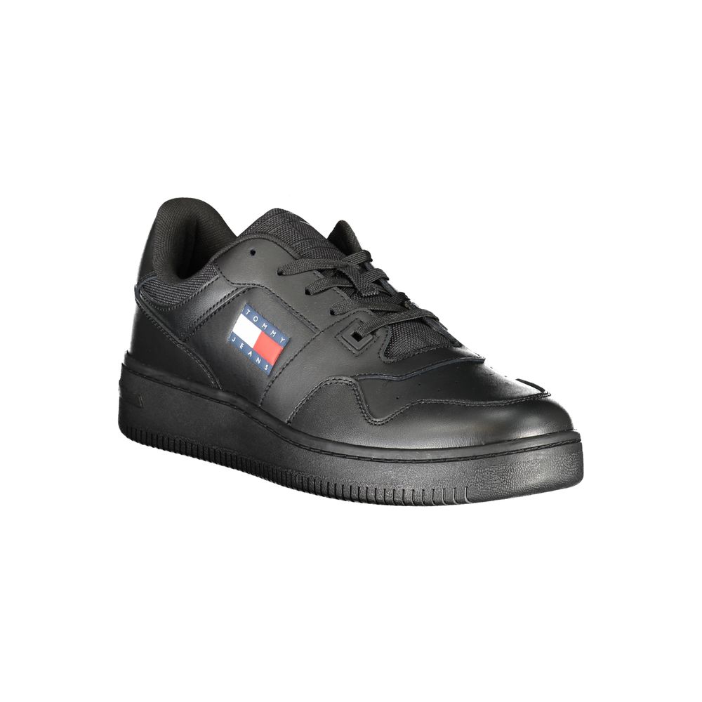 Tommy Hilfiger – Schwarze Polyester-Sneaker