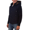 Gran Sasso Blaue Wolljacke