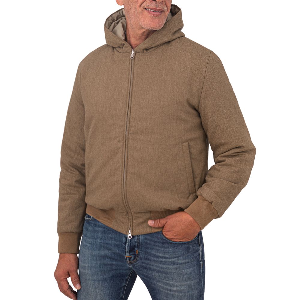 Beige Wolljacke von Gran Sasso