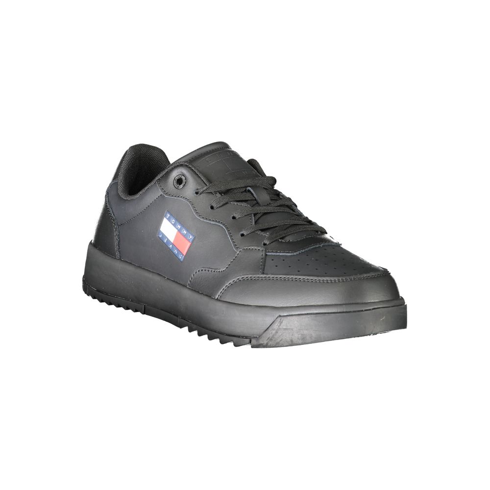 Tommy Hilfiger – Schwarze Polyethylen-Sneaker für Herren