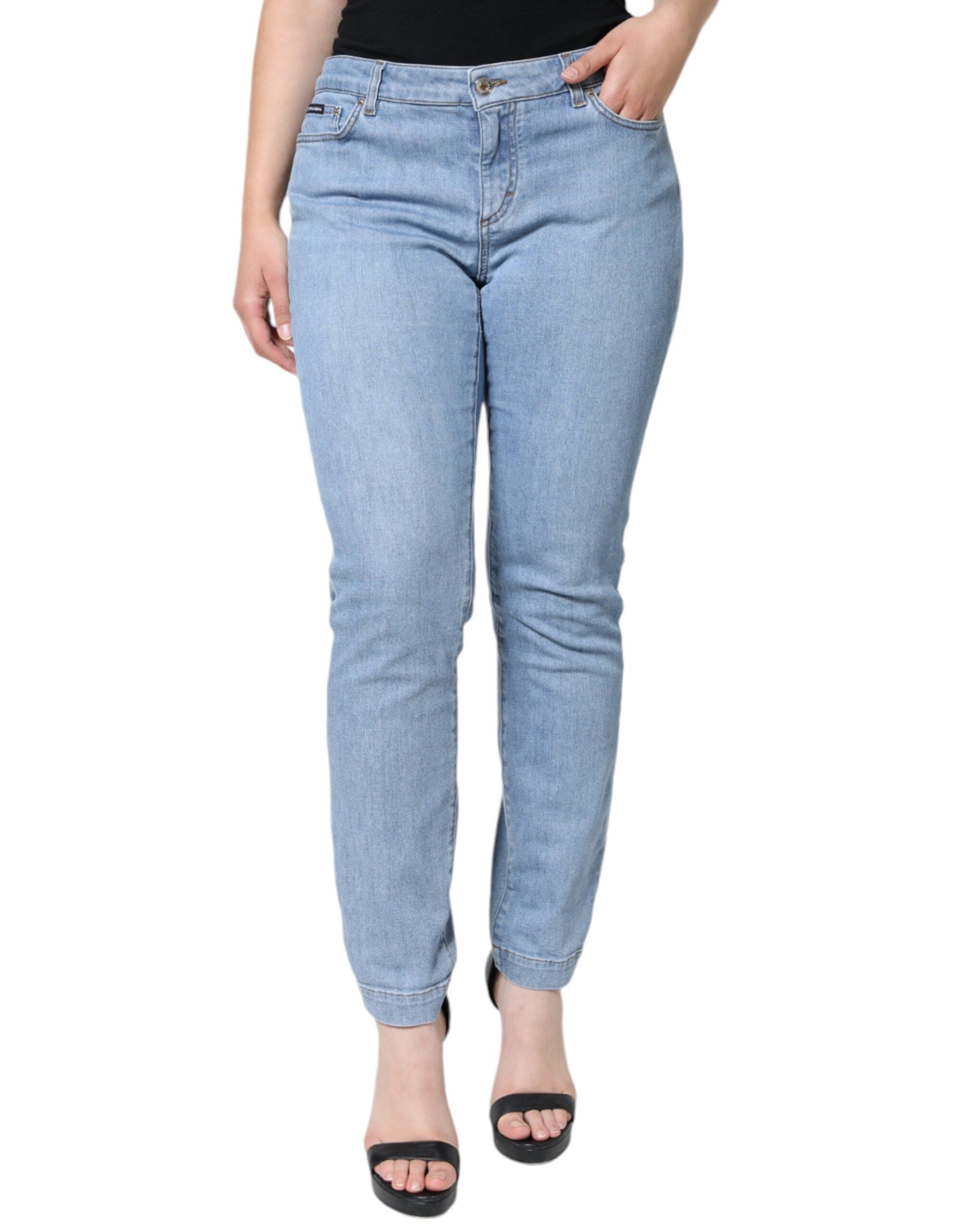 Dolce & Gabbana – Hübsche Slim Fit-Jeans aus Baumwolldenim, Blau