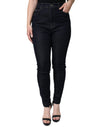 Dolce &amp; Gabbana Schwarze GRACE Skinny-Jeans mit hoher Taille