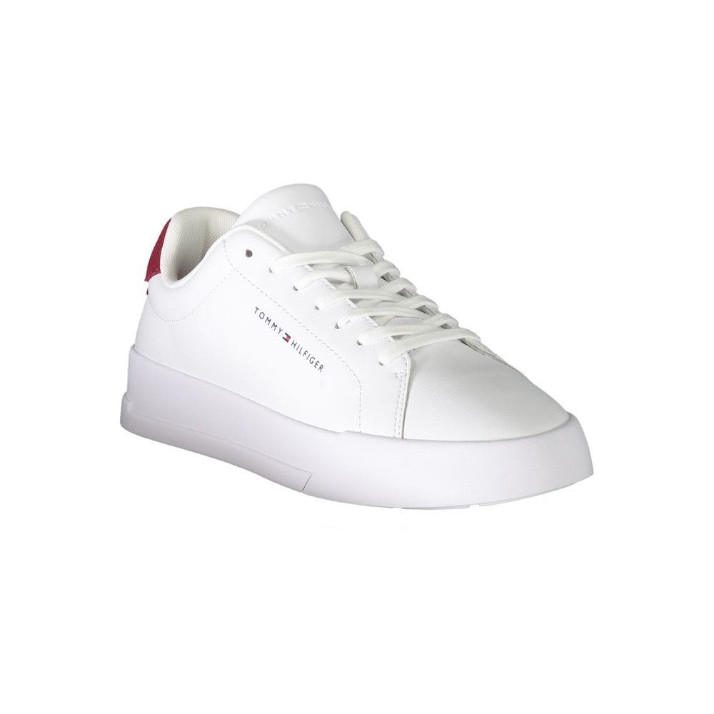 Tommy Hilfiger – Weiße Leder-Sneaker für Herren