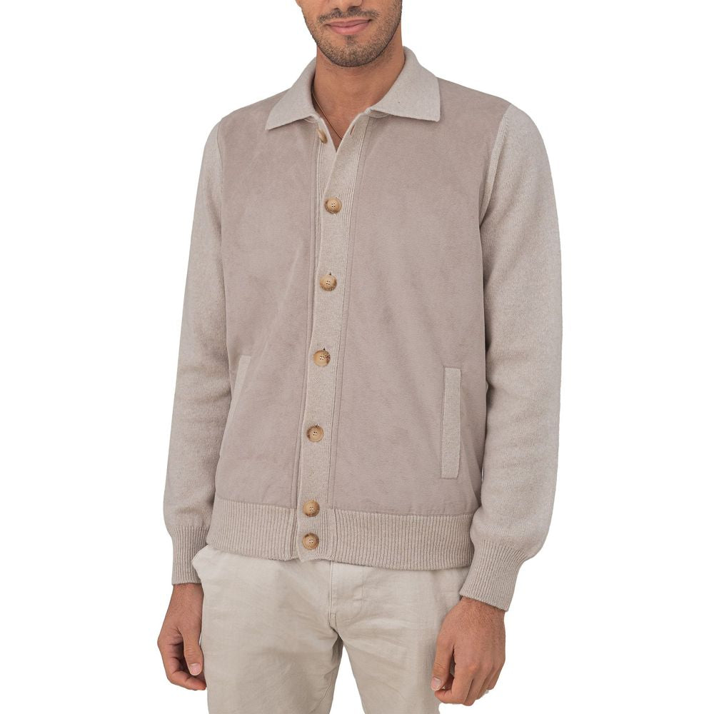 Beige Wolljacke von Gran Sasso