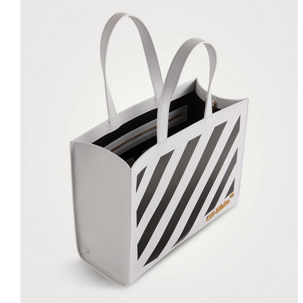 Sac à bandoulière en cuir blanc Off-White