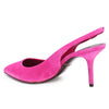 Dolce & Gabbana Fuchsia Leather Di Capra Pump