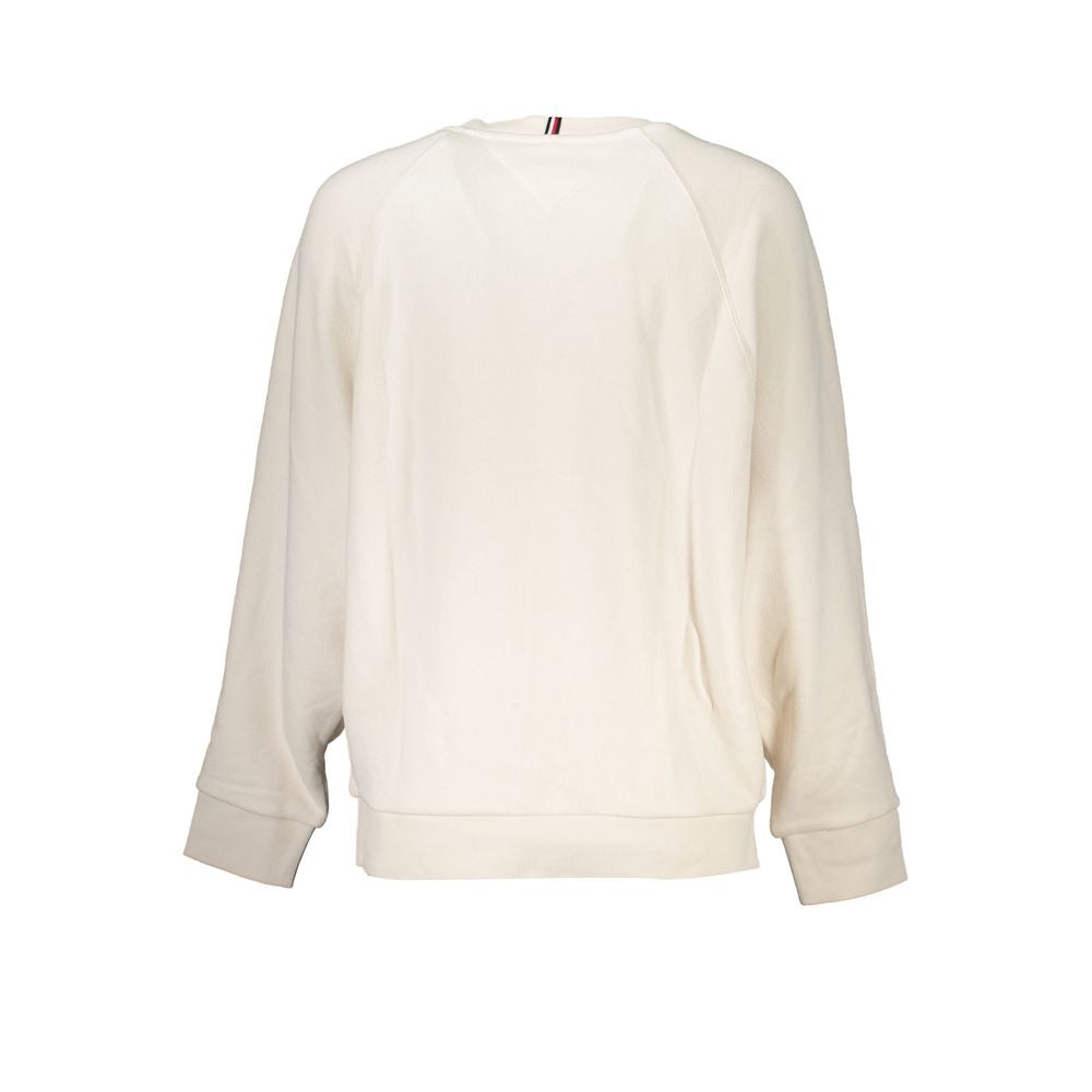 Beiger Baumwollpullover von Tommy Hilfiger