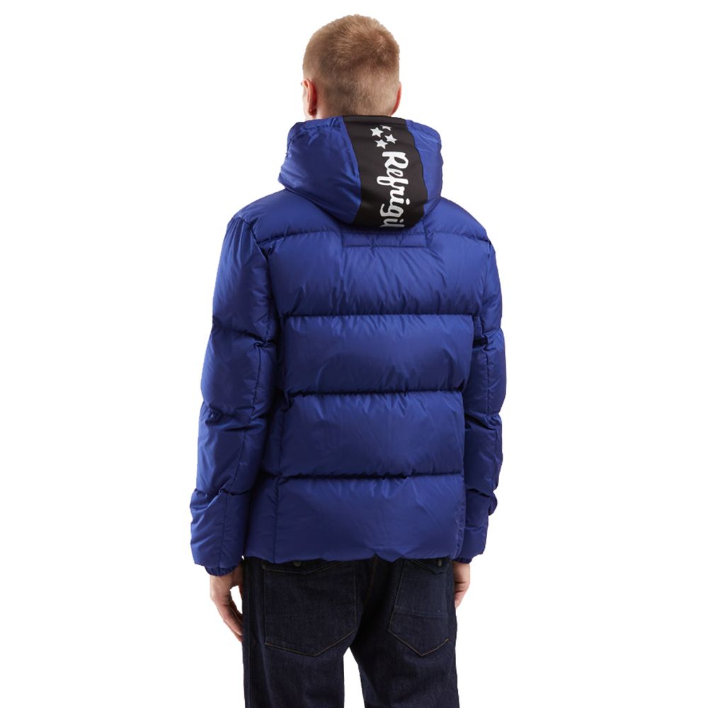 Blaue Nylonjacke von Refrigiwear