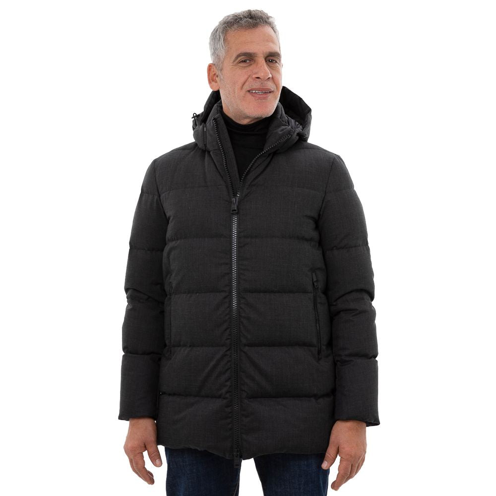 Herno Schwarze Polyesterjacke