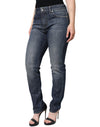 Dolce &amp; Gabbana Dunkelblaue Skinny-Jeans aus Baumwollstretch