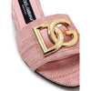 Dolce & Gabbana Pink Leather Sandal