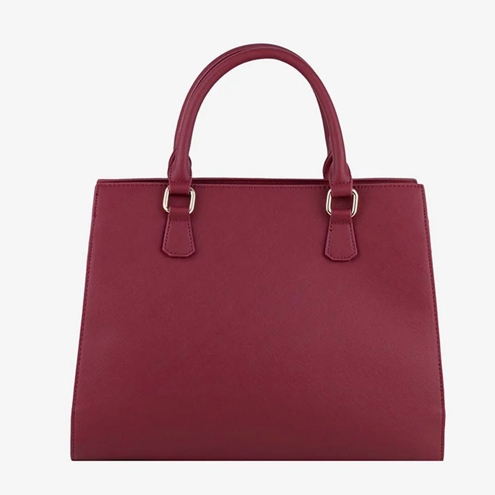 Sac bandoulière en cuir artificiel rouge CRISTINAEFFE